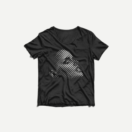 Vintage Şantuk Pamuk Bisiklet Yaka Tişört