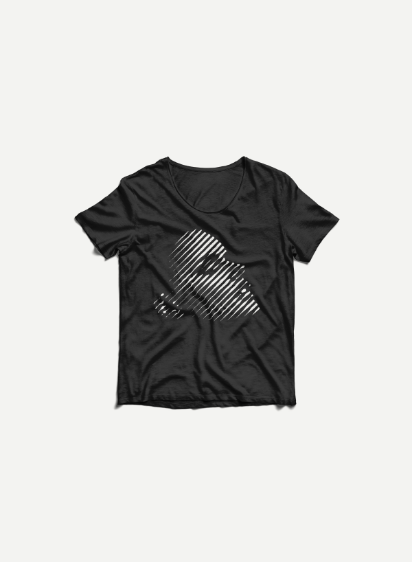 Vintage Şantuk Pamuk Bisiklet Yaka Tişört